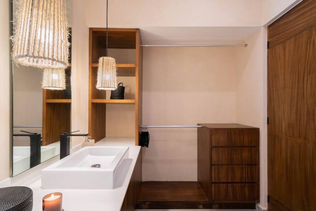 图卢姆Lujoso Departamento Boho-Chic Con Alberca Privada公寓 外观 照片