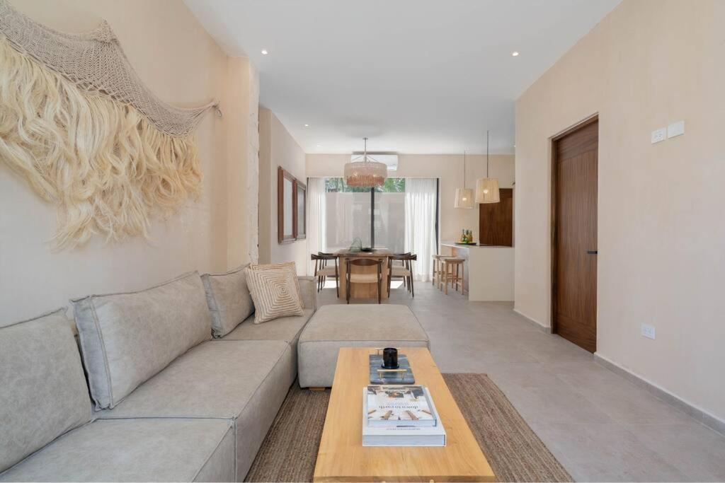 图卢姆Lujoso Departamento Boho-Chic Con Alberca Privada公寓 外观 照片