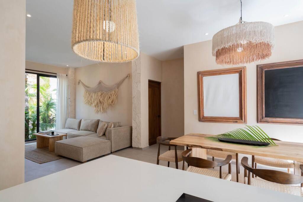 图卢姆Lujoso Departamento Boho-Chic Con Alberca Privada公寓 外观 照片