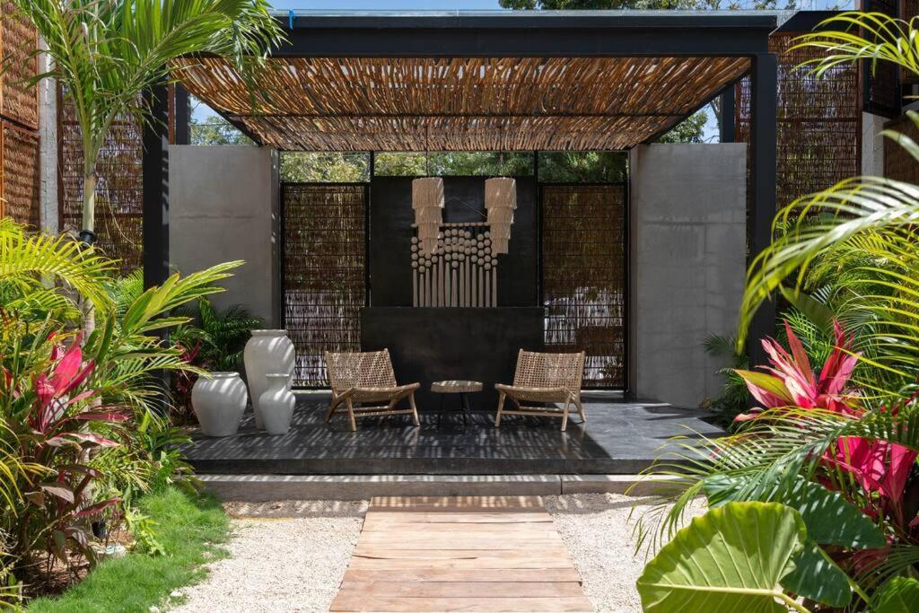 图卢姆Lujoso Departamento Boho-Chic Con Alberca Privada公寓 外观 照片