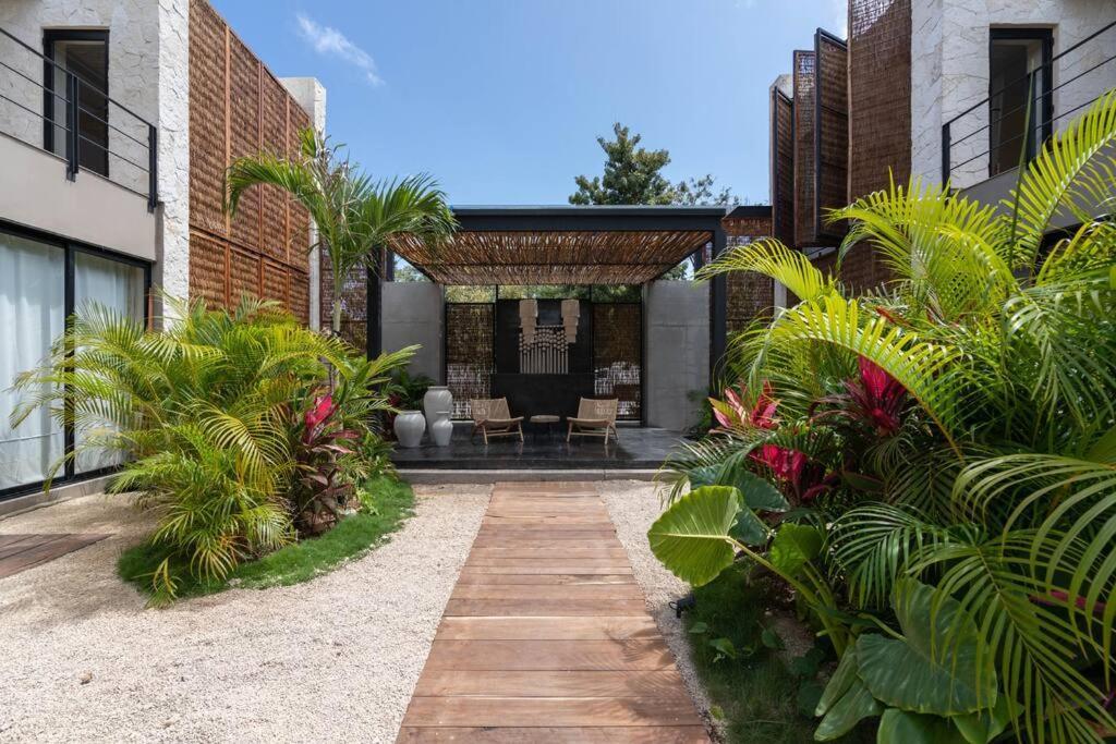 图卢姆Lujoso Departamento Boho-Chic Con Alberca Privada公寓 外观 照片