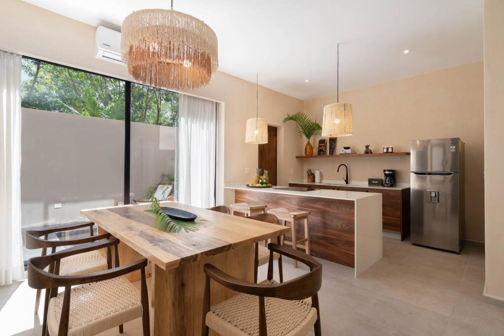 图卢姆Lujoso Departamento Boho-Chic Con Alberca Privada公寓 外观 照片