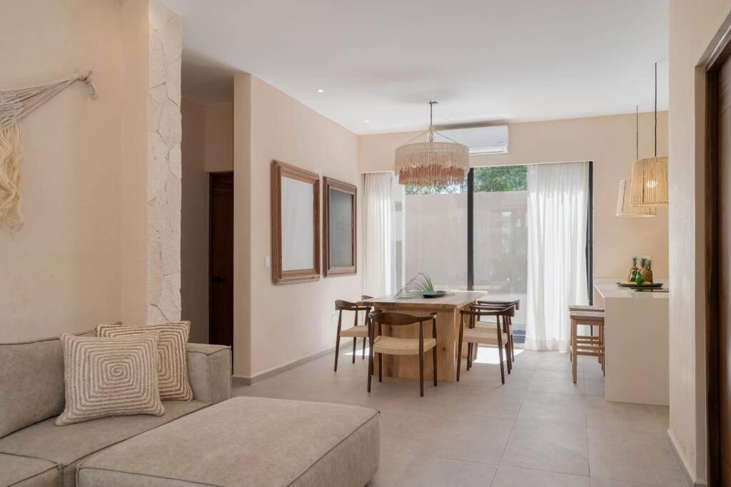 图卢姆Lujoso Departamento Boho-Chic Con Alberca Privada公寓 外观 照片