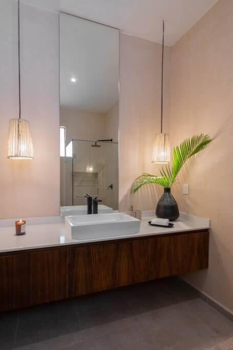图卢姆Lujoso Departamento Boho-Chic Con Alberca Privada公寓 外观 照片