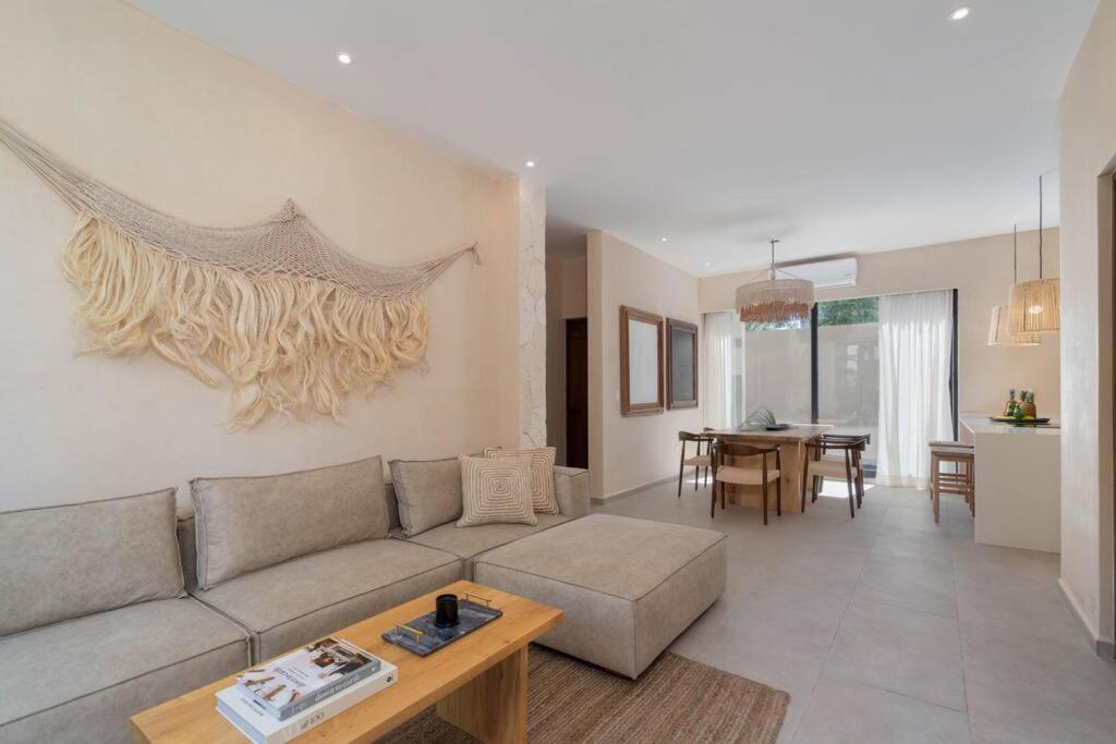 图卢姆Lujoso Departamento Boho-Chic Con Alberca Privada公寓 外观 照片